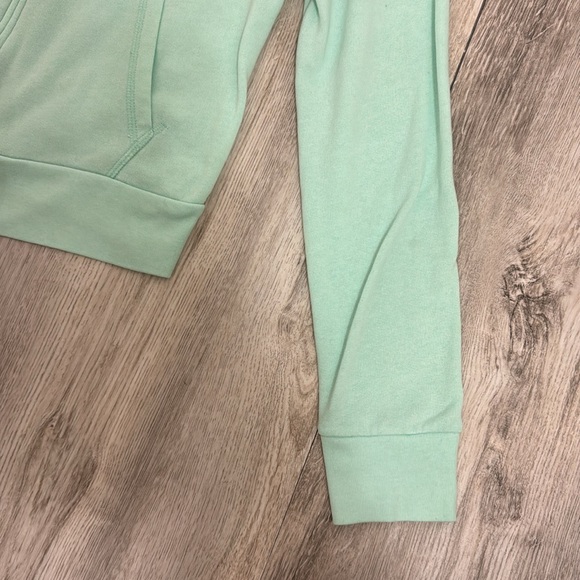 PINK by Victoria Secret green zip up hooded sweatshirt women’s size medium - Picture 5 of 7